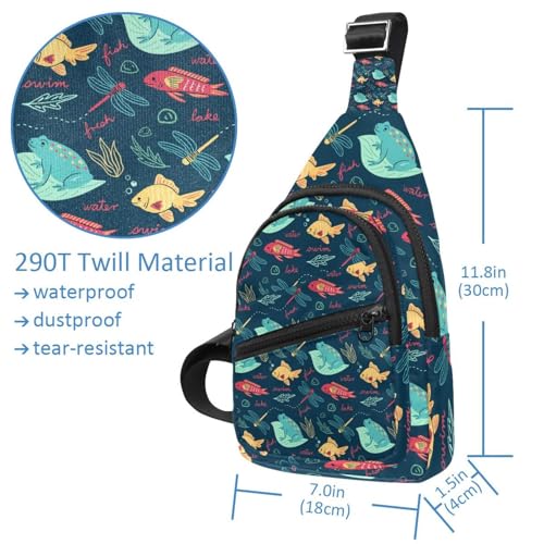 Mochila cruzada de camión con correa ajustable para mayor comodidad 5