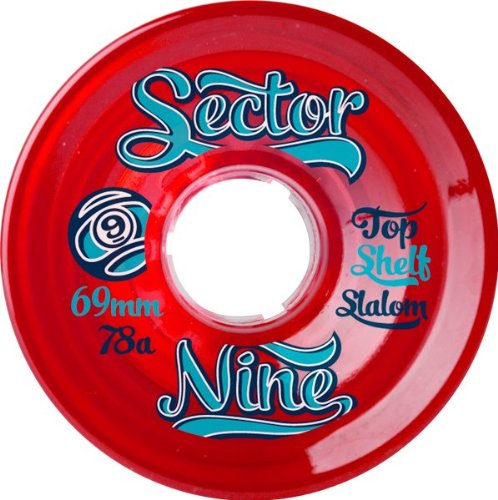 Sector 9 Top Shelf 69mm 78a Red offset