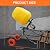 HayWHNKN 3.5 Cu.Ft Electric Concrete Mixer Cement Mixer Portable 2 Steel Blades Cement Mixing Machine Concrete Mortar Steel Drum with Polyethylene Drums for Cement Sand Rack