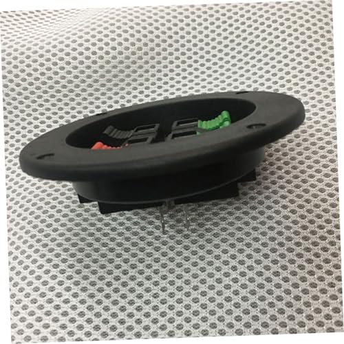 Conector de altavoz Mikikit negro pack de 4 terminales de plastico de 4 puertos para subwoofer 3