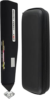 Diamond Tester Combo Diamond Detector Moissanite Tester Audible&Visual Alarm Diamond Checker Tool Professional Diamond Moissanite Tester Pen for Diamond Moissanite