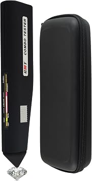 Diamond & Moissanite Tester Combo - Professional Diamond Detector with Audible & Visual Alarm - High Accuracy & User-Friendly - Ideal for Jewelers, Gemologists & Professionals