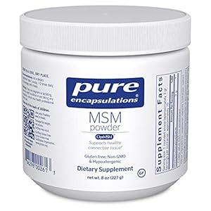 Pure Encapsulations MSM Powder | Hypoallergenic Supplement Supports Joint, Immune, and Respiratory Health | 8 Ounces
