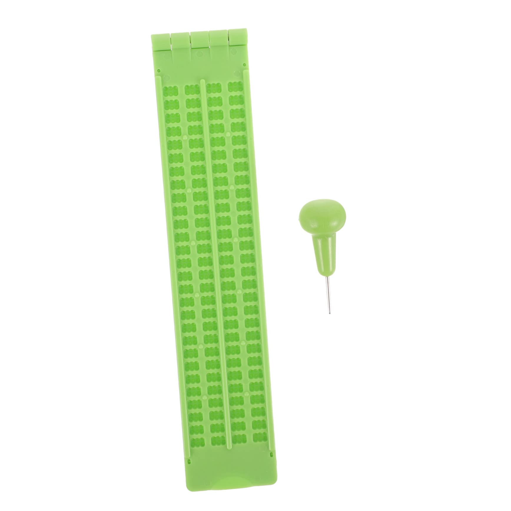 TOVINANNA Plastic 4 Rows 28 Easy to Carry Blind Writing Stylus for Low Vision Users
