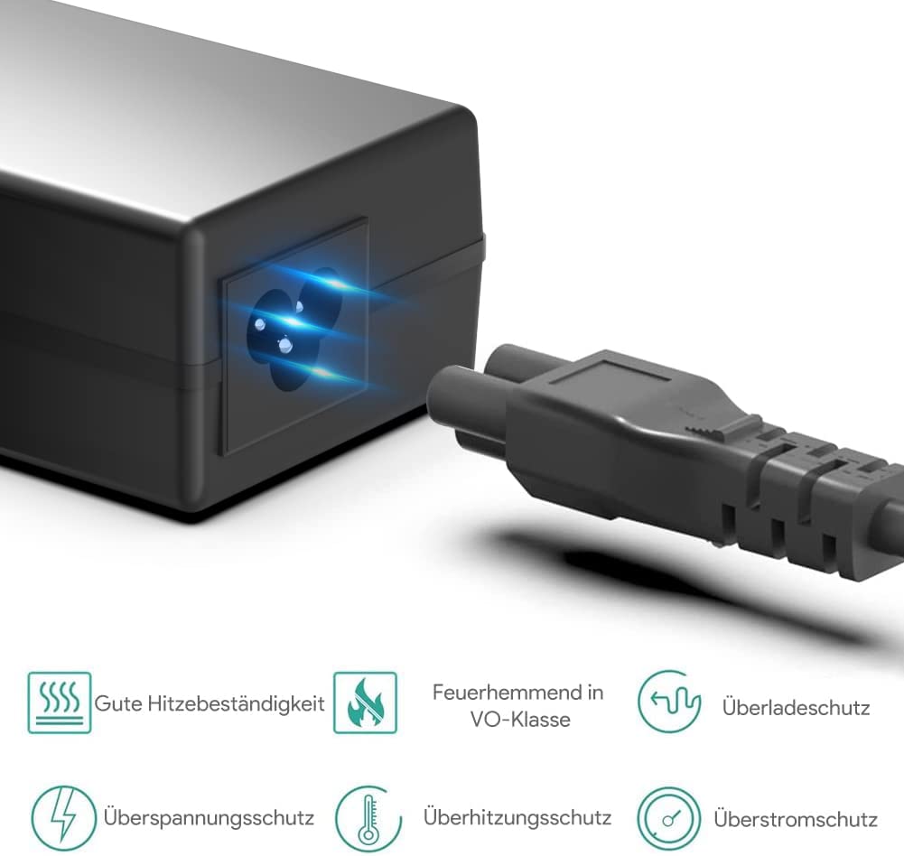HKY 42 V Hiboy ładowarka do skutera elektrycznego, kompatybilna z Hiboy S2 Pro, S2 Lite, S2, KS4, KS4 Pro, NEX, NEX3, NEX5, Max, Max3, Max V2, składana hulajnoga elektryczna 36 V litowo-jonowa