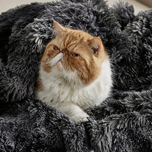 Bedsure USA9A2BB1TH Soft Tie Dye Black Throw Blanket For Couch, Fluffy Fuzzy Blankets & Throws For Bed thumb #8