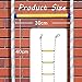 Emergency Fire Escape Ladder - 59Ft/18M, Quick Deploy Safety Rope Ladder, 450Kg Capacity, Easy to Use Multi-Purpose Evacuation Tool for Home & Office