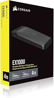 CORSAIR EX100U 2TB Portable USB Storage