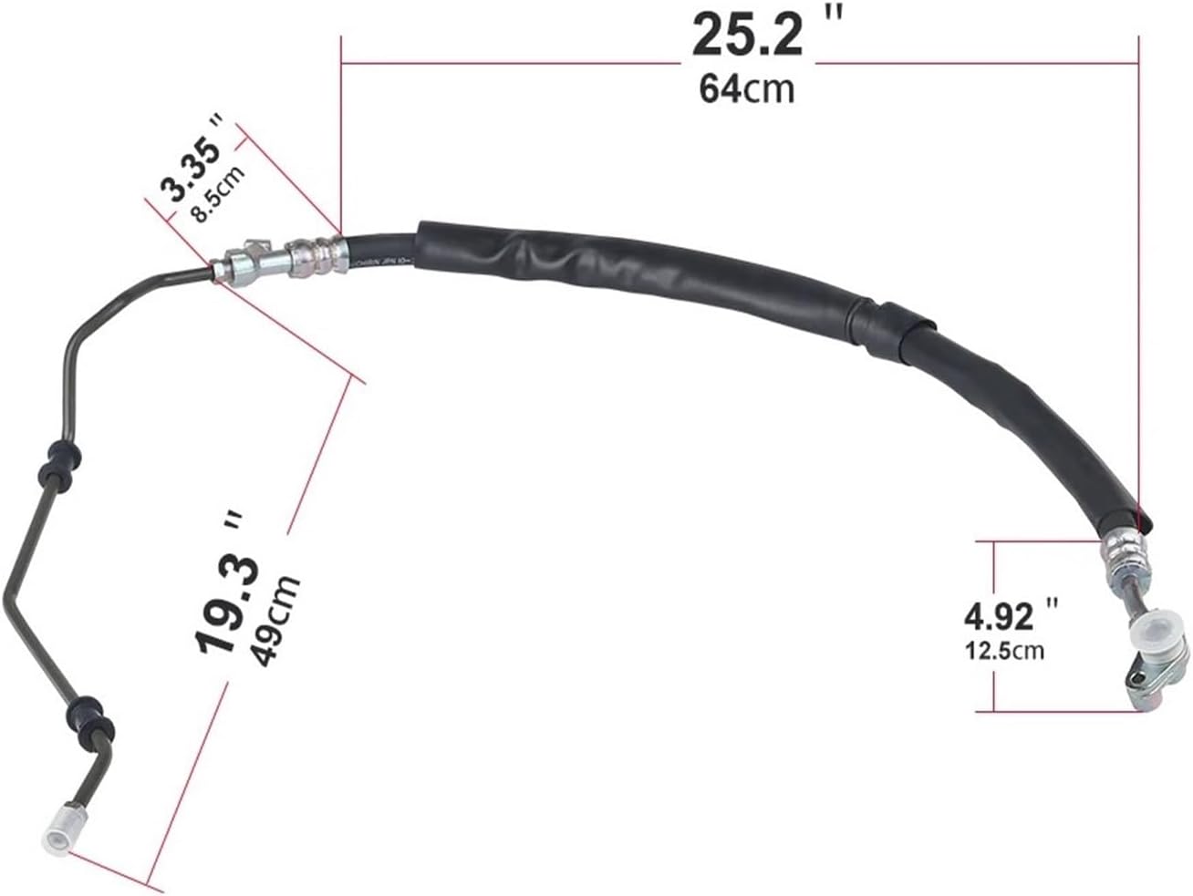 Power Steering Hose, Suitable for Mdx V6 3.7l 53713-stx-a01 3401214