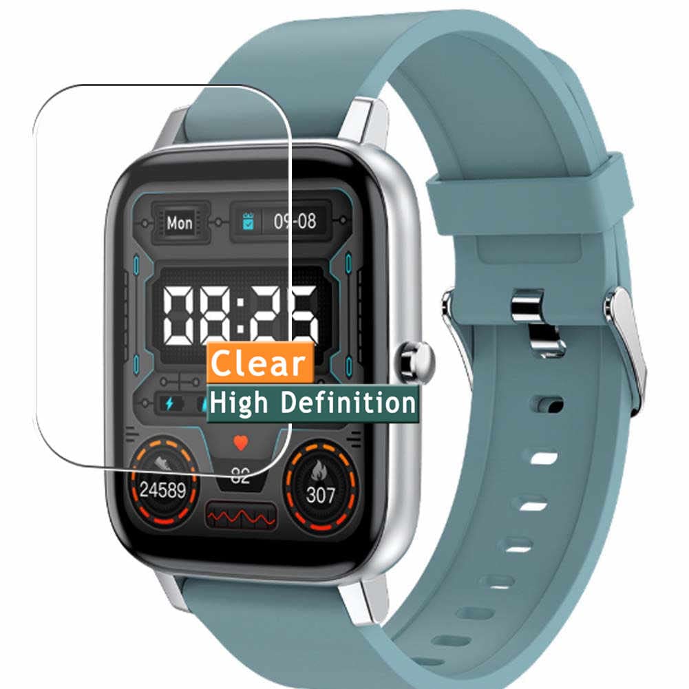 3-Pack Screen Protector, compatible with Topkech H80 1.69" Smart Watch smartwatch TPU Film Protectors Sticker [ Not Tempered Glass ]
