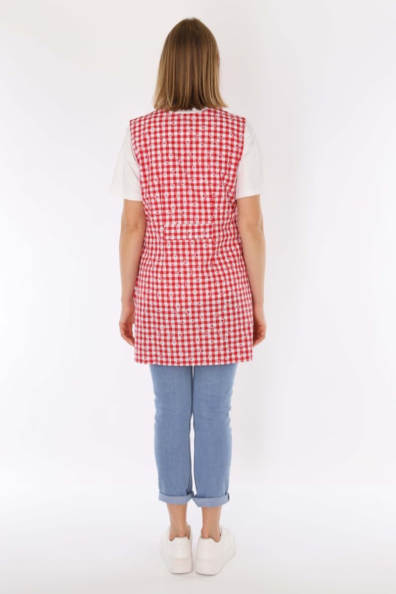 Tablier de cuisine court et coloré sans manches 7/8, Design 7, 42