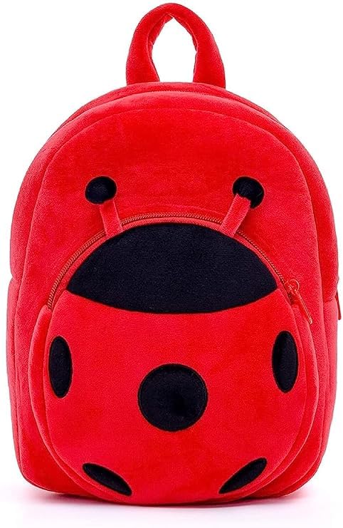 HappyChild Kids Plush Backpack for Boys and Girls, Plush Animal Cartoon Mini Backpack Little kids bags for 2-5 years
