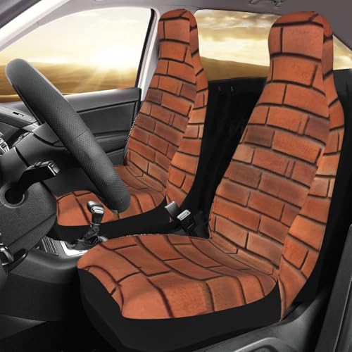 Housse de siège de voiture brique rouge pour un look urbain lors de vos trajets