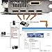 FUERAN DP - DisplayPort Display Emulator EDID Emulator Plug 2K (fit Headless 2560x1600@30Hz) 4K 4096x2160@60Hz Display Port Dummy Plug DisplayPort Compatible (2K-2560x1600@30Hz-3P)