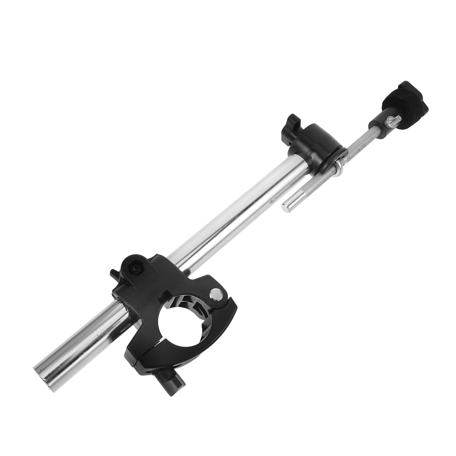 Electronic Drum Cymbal Mount Holder Clamp Fast Release Stable Metal Straight Arm Percussion Instrument Support for Home Studio Use