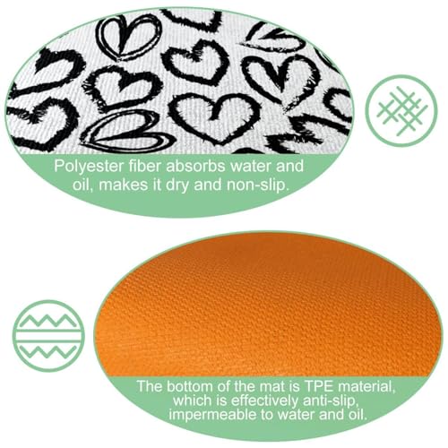 Alfombra absorbente cocina VAPOKF ideal para proteger el suelo del cuarto de lavado 6