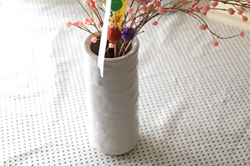 Amazon.co.jp: 美濃焼丸花瓶 白 花器 フラワーベース 花入れ 白 黒 
