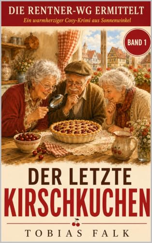 Die Rentner-WG und der letzte Kirschkuchen: Ein warmherziger Cosy-Krimi aus Sonnenwinkel mit Humor, Dorfgeheimnissen und drei Senioren auf Spurensuche (Die Rentner-WG ermittelt 1)