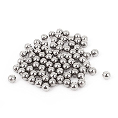 sourcing map Bike Bicycle Wheel Carbon Steel Balls Bearing 6mm Diameter 80 Pcs