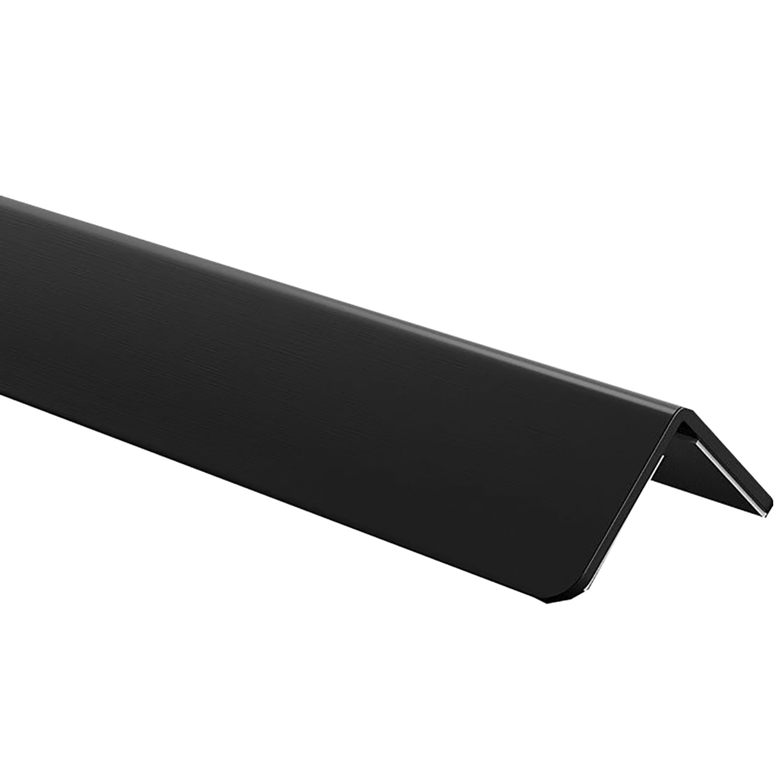 Wall Corner Protector,Plastic Wall Edge Protector,Inside & Outside Corner Guards & Caulk Strip Trim,Self Adhesive Walls Edge Protector for Furniture Corner & Edge(Black,100x2.5cm/39x1in)