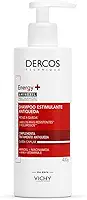 Vichy Dercos Energy+, Shampoo Estimulante, Tratamento Antiqueda para Cabelos Fracos e Quebradiços, Fortalece os Fios com Aminexil, Niacinamida e Vitamina E, 400g