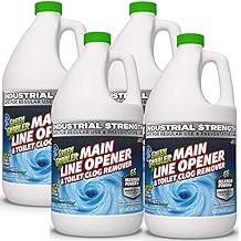 Ultimate Main Drain Opener | Drain Cleaner | Sewer Cleaner + Hair Clog Remover - Safe For Pipes and Septic | 4 Gallon Case