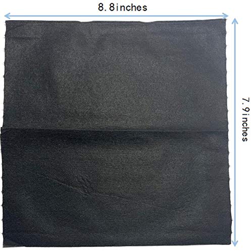 100% Natural Bamboo Charcoal Fiber Cloths - Wet Or Dry Disposable Clean Face Towel - Makeup Remover - Clean Facial Soft Pads For Sensitive Skin - Water Wipes - Cosmetic Pads - 60Pcs/Roll #TOP2