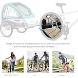usefulbeauty Anhängerkupplung für Fahrräder, Fahrradbefestigung für Anhänger | Stoßdämpferhaken robust mit Schnellverschluss für Wandern, Camping und Spaziergang mit Hunden