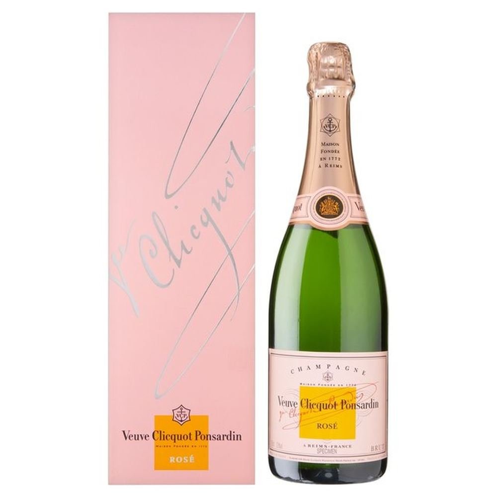 Veuve Clicquot Rosé Champagner mit Geschenkverpackung, 2er Pack (2 x 0,75L)