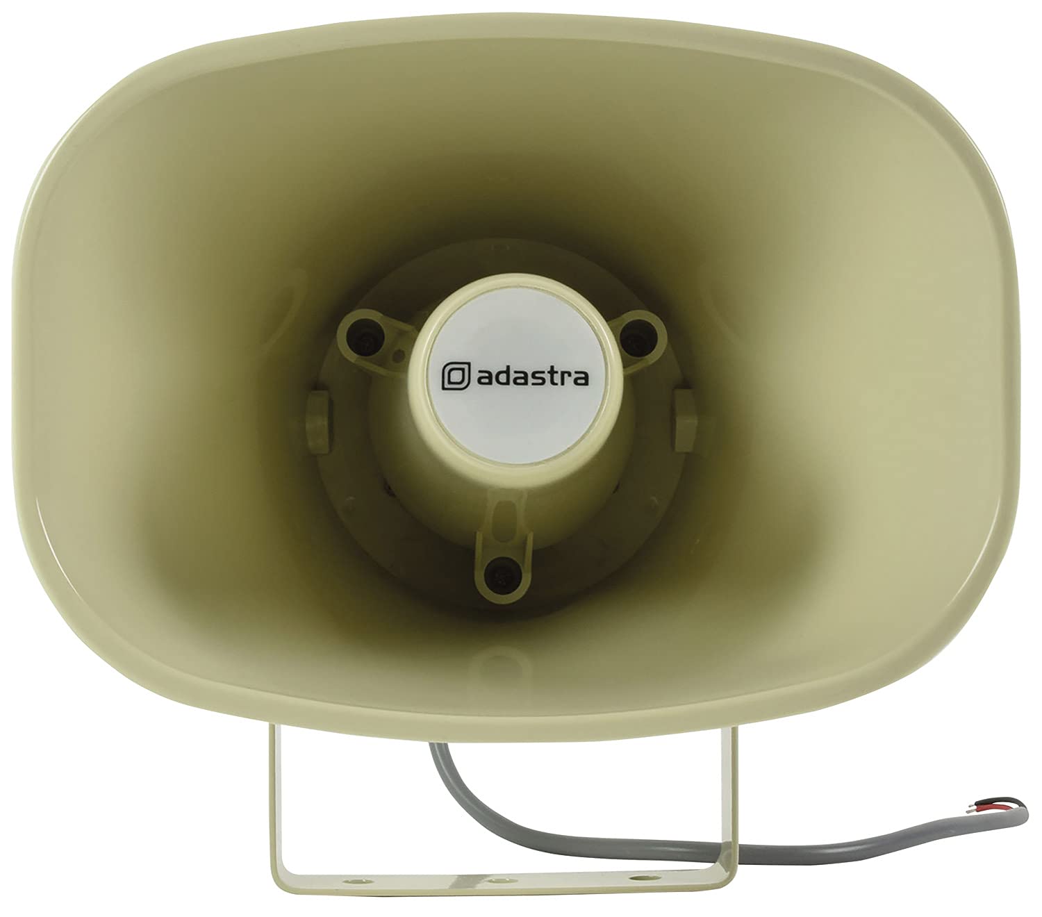Adastra Altavoces rectangulares de bocina PA, Funcionamiento de 100 V y 8 ohmios, 15 W máx