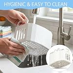 Replacement Ice Basket Compatible with Magic Chef & for Frigidaire Countertop Ice Makers - Durable Storage Bucket, Direct Fit Spare Part, No Assembly Required (White)