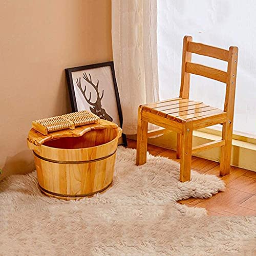 Spa de pies de madera para pedicure con masajeador miniatura 5