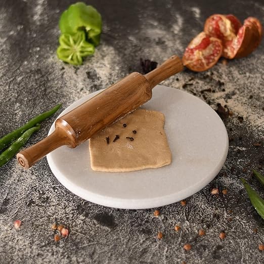 White Marble Roti Maker, Indian Style-image-38