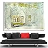Niche Space in The Palace of The Sultan of Meknes Painting by Eugene Delacroix 5D Diamond Painting Kit for Adults Kids, DIY Arts Craft for Home Wall Decor Birthday Gifts #1