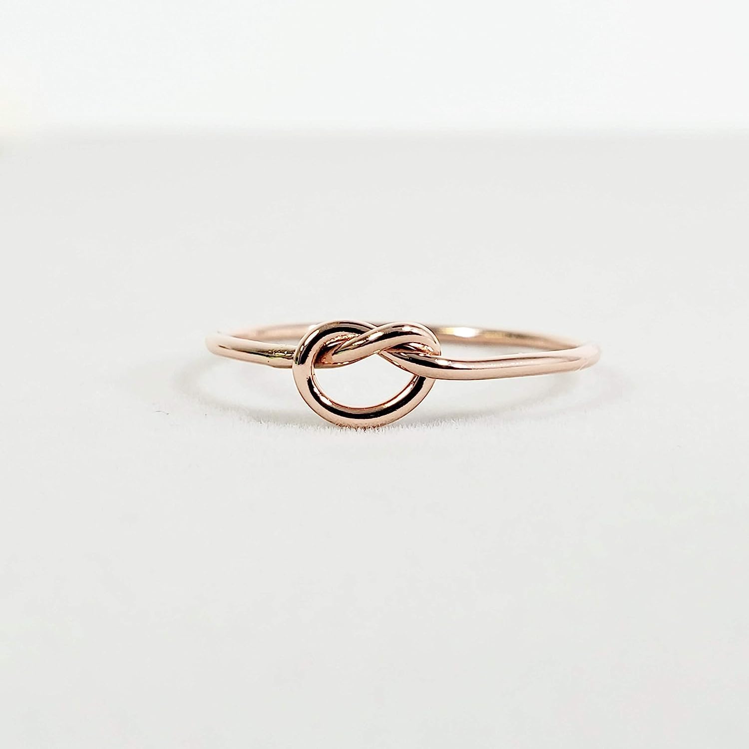 14k Solid Gold Stacking Knot Ring