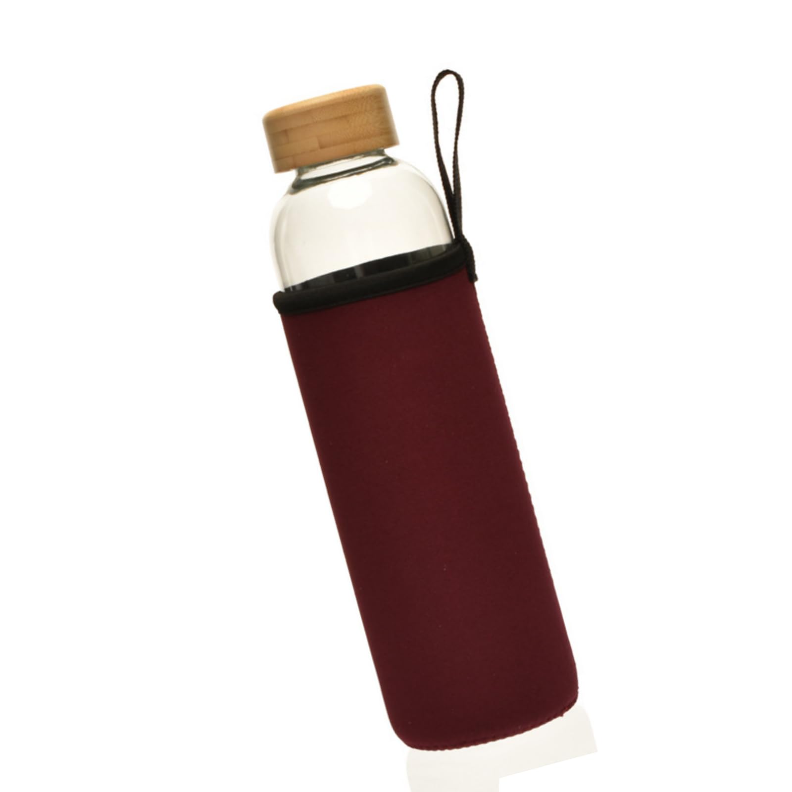 YPBEW 750ml Glass Container with Top and Thermal for Home Use High Borosilicate Glass Water Bottle