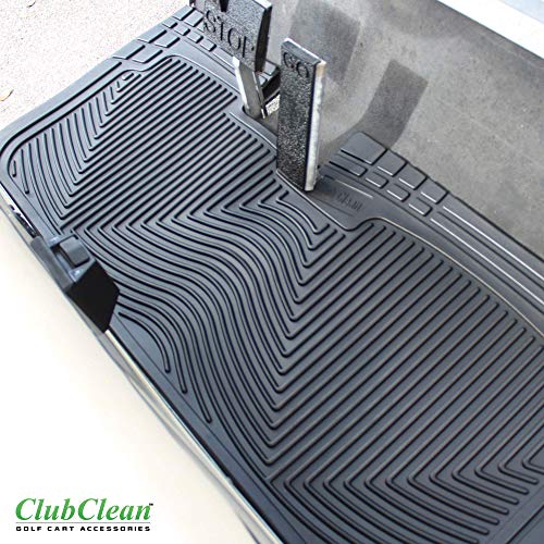 Shield Family/Club Clean Golf Cart Floor Mat - Fits Club Car Ds Model- New And Improved - Only Golf Car Mat To Meet 6 Astm Standards- Industry Standard Golf Cart Mat- Golf Car Mat 8Mm Thick - Patented #TOP2