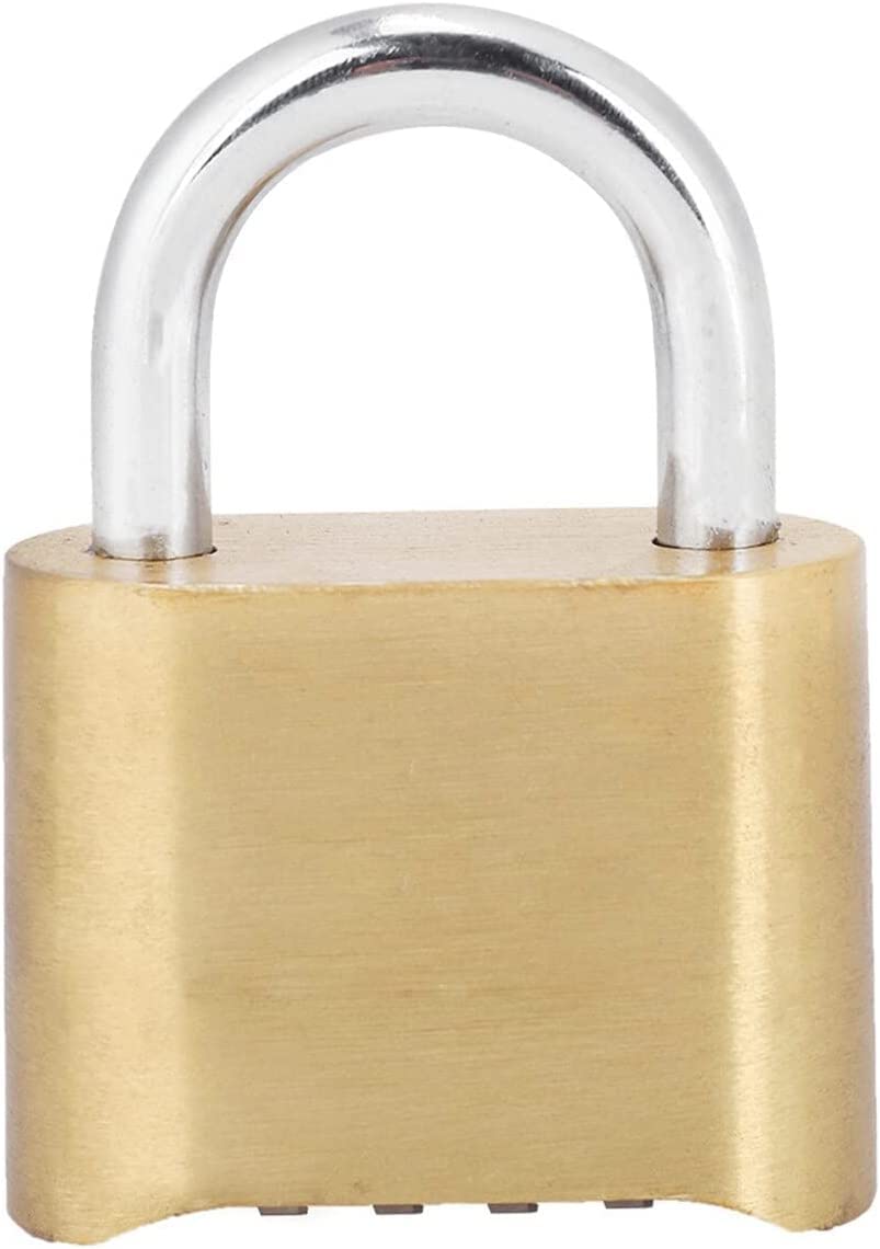 cadenas code de verrouillage cadenas Cadenas, serrures à combinaison, serrure à combinaison de code, serrure à mot de passe à 4 chiffres, cadenas à code en laiton, serrures de porte d'armoire