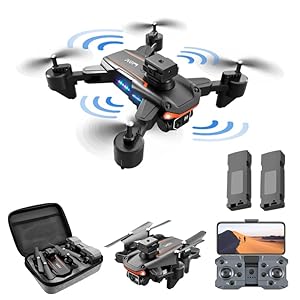 JTBBKing AE86 Drones with camera for adults 1080P Drone with Camera RC Drones for Adult Live Video FPV Optical Flow Positioning Profesional Quadcopter Mini Drone for Kids RC Helicopter Boys Toys (Single Camera & 2 Batteries)