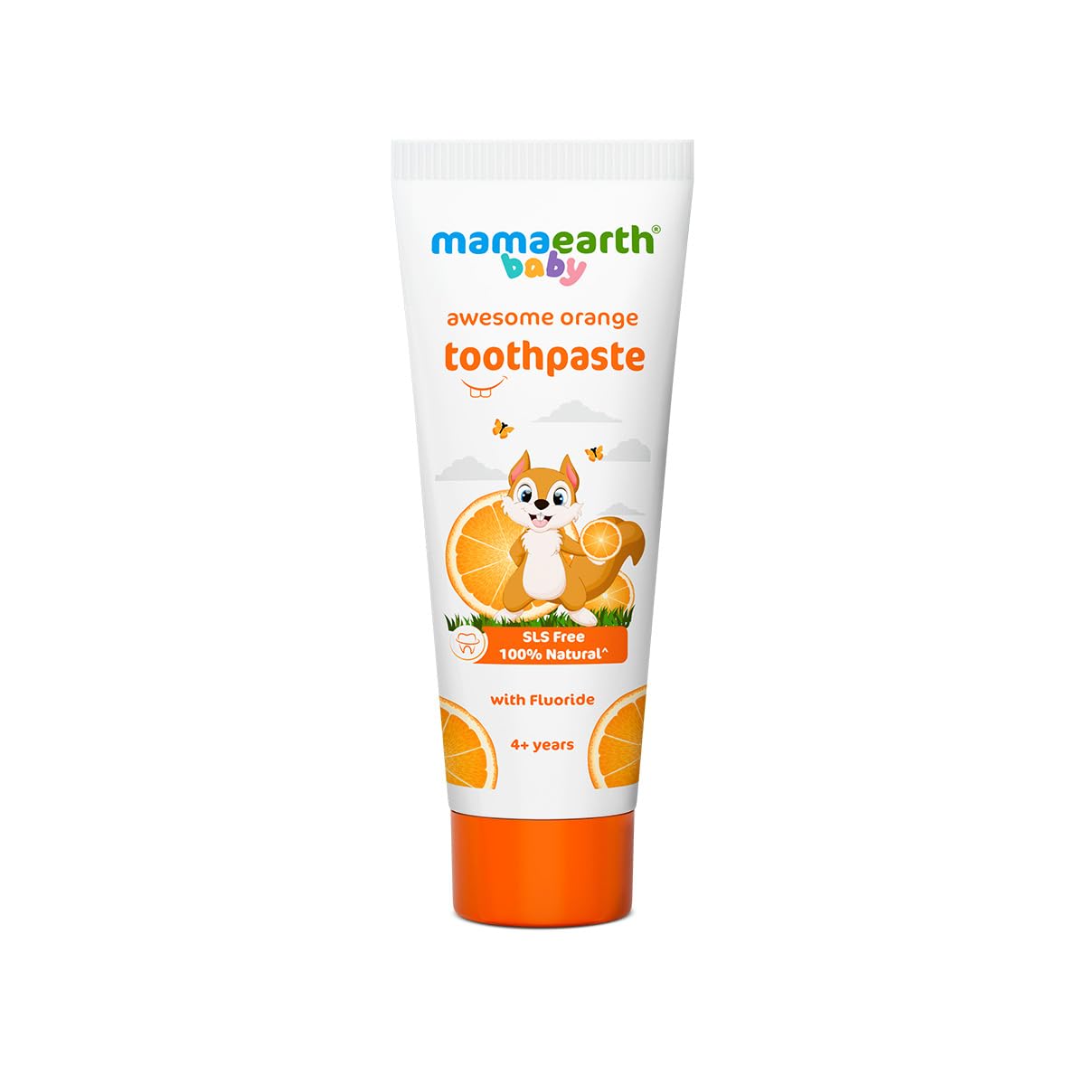 Amazon.com: Mamaearth Natural Orange Kids Toothpaste | Gently