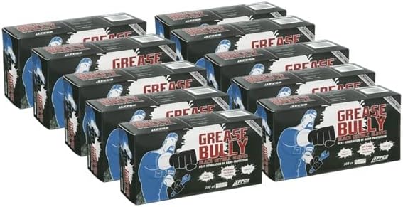 - DENCO DISTRIBUTING, INC. Grease Bully Nitrile Gloves - 6MIL - Black - Powder & Latex Free - 1000 Count - 10 Boxes