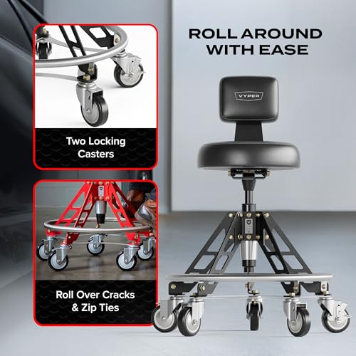 Heavy Duty Rolling Mechanics Stool