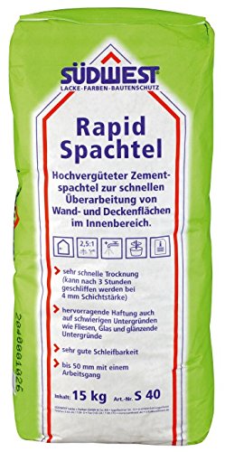 Rapid Spachtel, Universalspachtel/Innenspachtel von Südwest, 15 KG