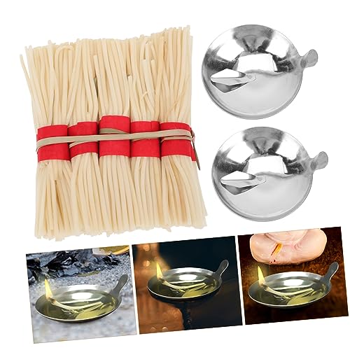 Mechas para lámparas de aceite MAGICLULU, 1500 unidades miniatura 3