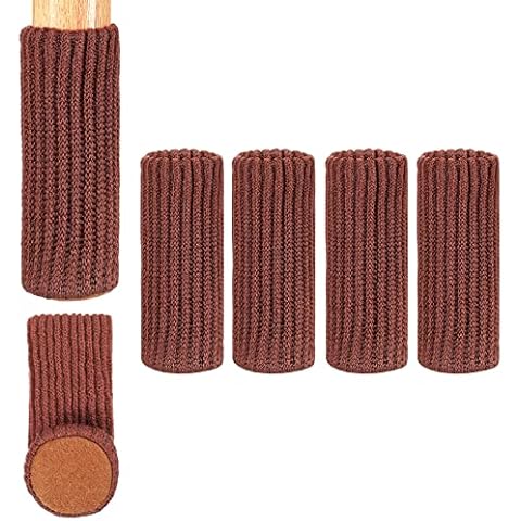 ERKXD 4 Pack Chair Leg Floor Protectors Socks Furniture Leg Covers Furniture feet Caps Pads Set Round Square Cover
