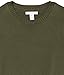 Amazon Essentials Women's Crewneck Sweater, 100% Cotton, Olive, Large, Plus Size Available