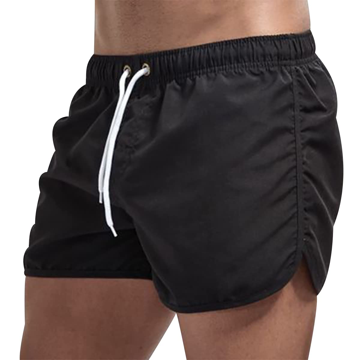 HAXNOHEY Bañadores Hombre Secado Rápido Playa Pantalones Cortos de Baño con Bolsillos Cordón Bañador Multicolor
