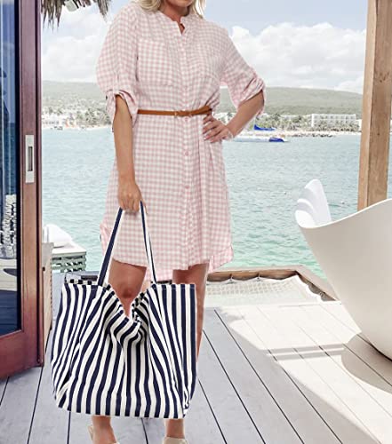Image of Women's Tote Bag Large Canvas Shoulder Bag Hobo Bag Loose Bag Daily Working Handbag Beach Bags For Women