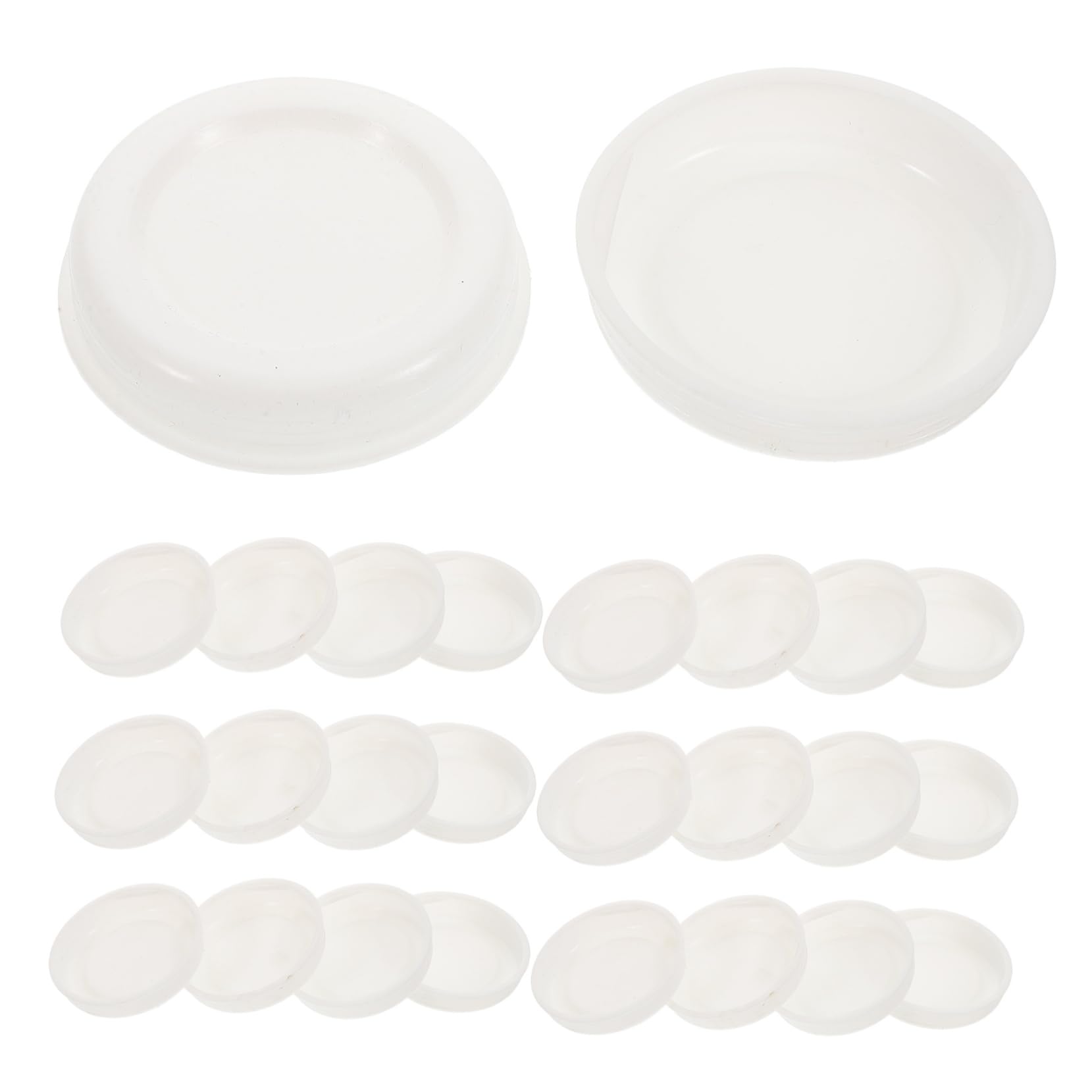 OSALADI Pcs Plastic End Cap Tubes for Cylindrical Paper Tube Mailer Storage Craft Projects