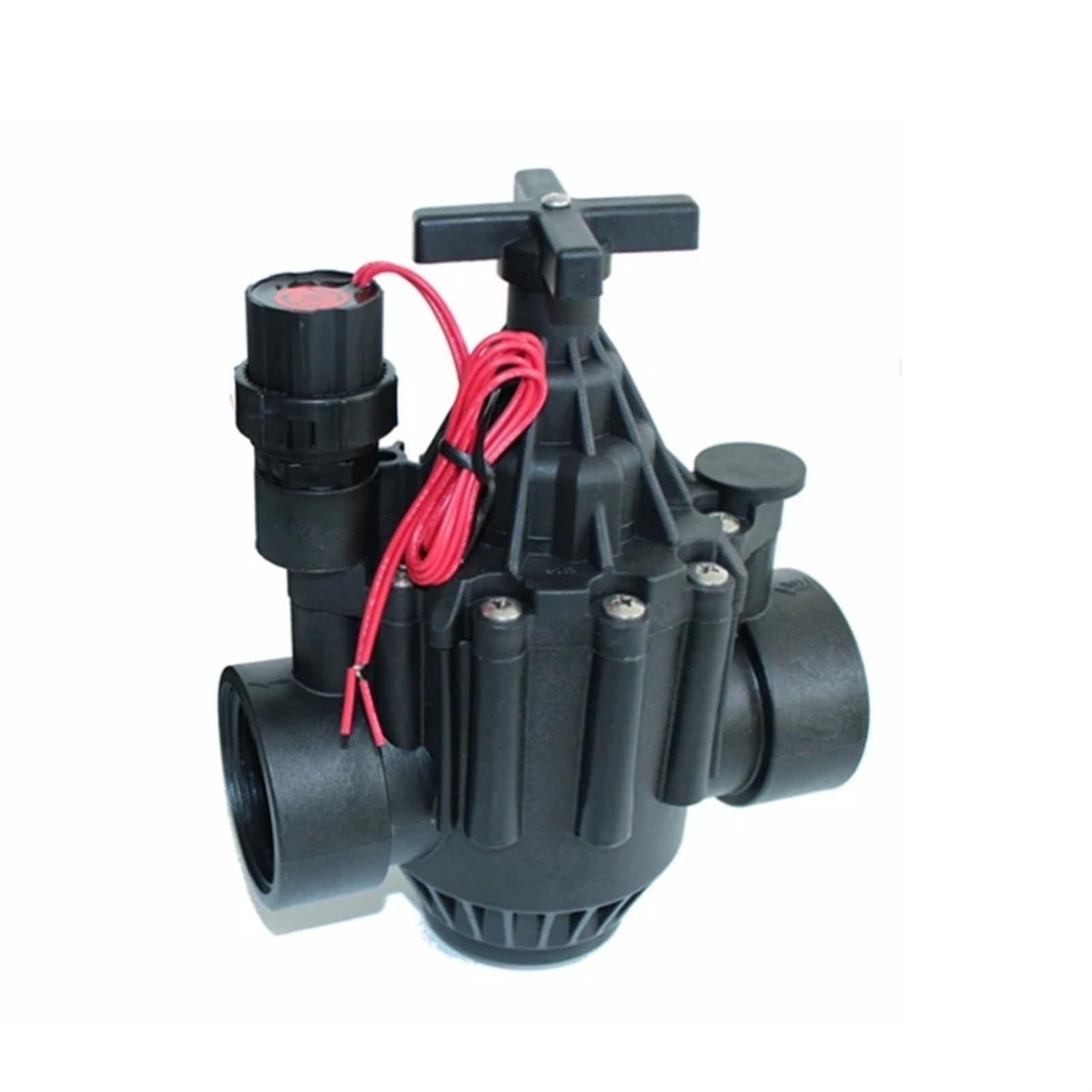 Válvula solenoide de riego for jardín, Normalmente Cerrada, de 1-1/2" y 2", de Nailon, 220 V, 12 V y 24 V, for riego de Jardines agrícolas y paisajísticos.(36893,24VAC)